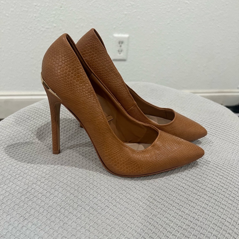 Brown ALDO heels